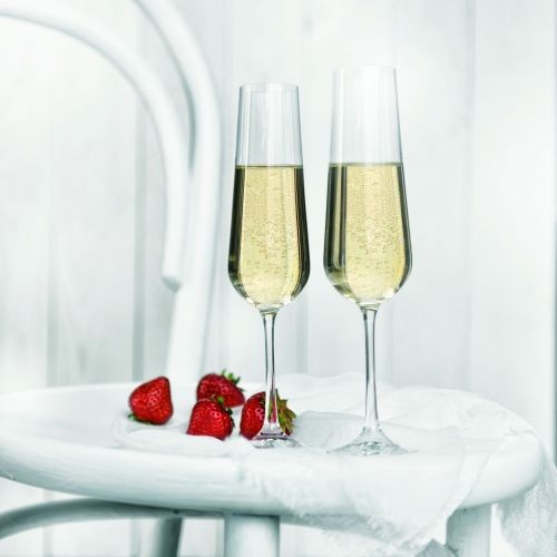 WANGI 2er Set Bohemia Crystal Sektgläser