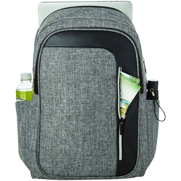 Zaino porta computer da 15" con RFID Vault - 16L - Grigio melange / Nero