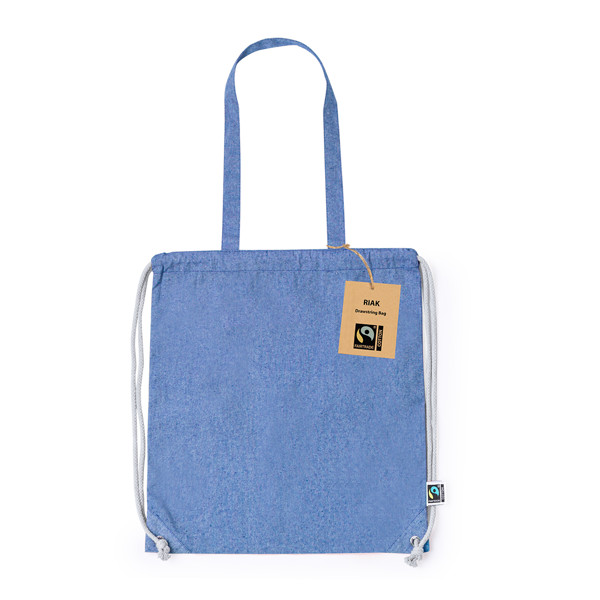 Bolsa Mochila Riak Fairtrade - Negro