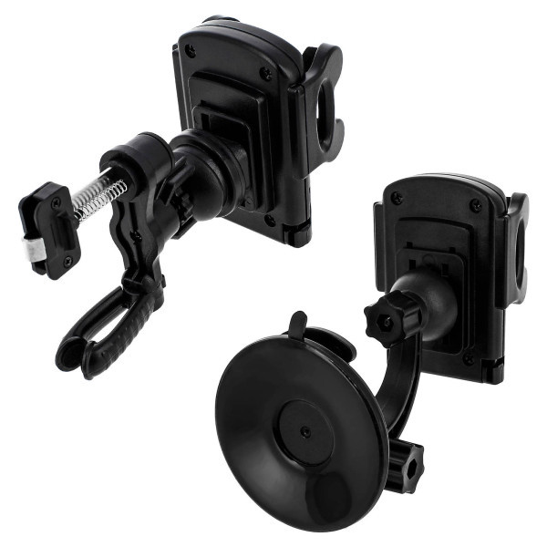 YUNIBA - SUPPORT VOITURE 3 EN 1 NOIR - POUR SMARTPHONE 6.9"