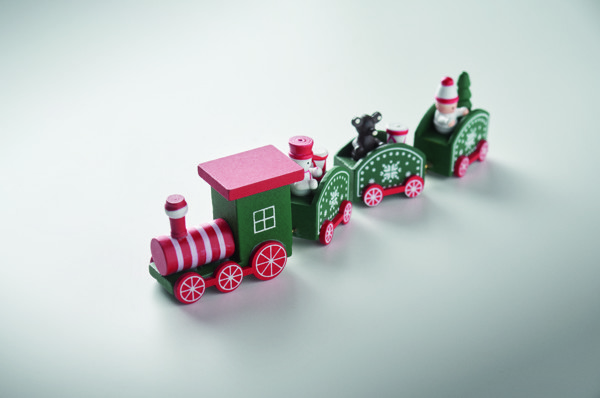 Wooden Christmas train Juna