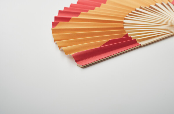 Manual fan flag design Funfan - Red