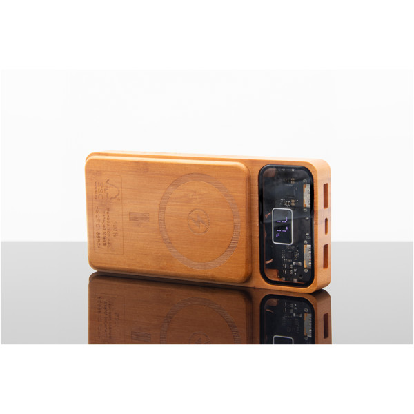 SCX.design P48 10.000 mAh magnetic 15W wooden power bank