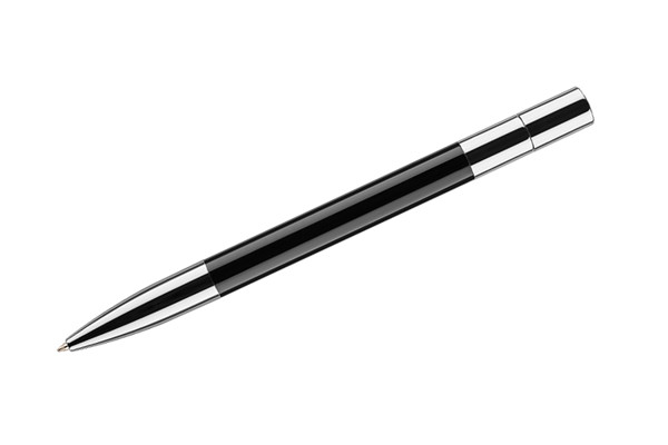 Ball pen with USB flash drive 8 GB BRAINY - black