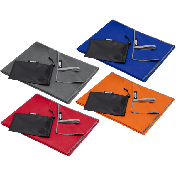 Serviette Pieter certifiée GRS ultra-légère et à séchage rapide 50 x 100 cm - Bleu royal