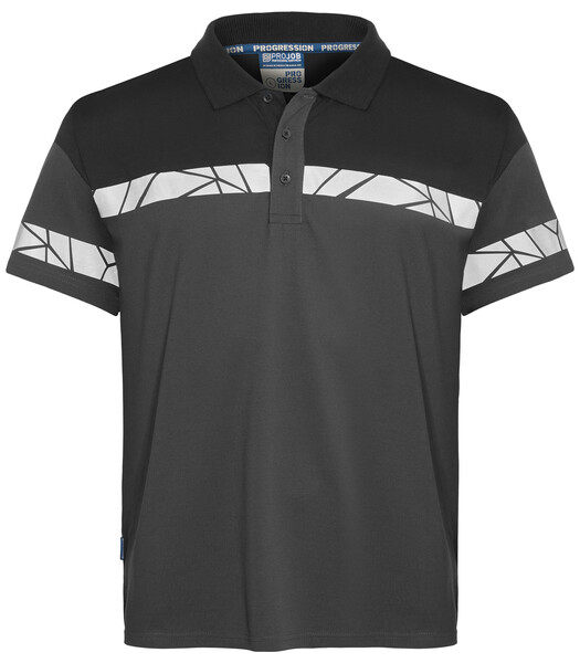7003 POLO PIQUE PGL Grey/Black L