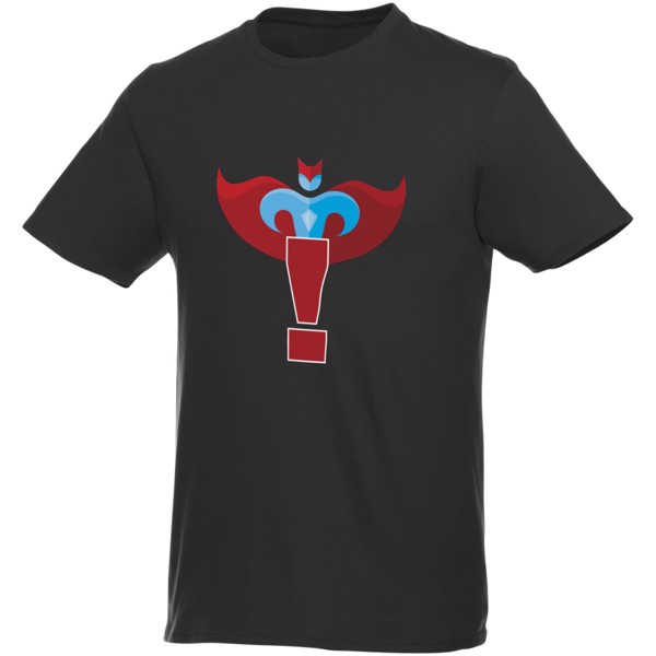 T-shirt de manga curta para homem de 150 g/m² Heros - Preto liso / 5XL