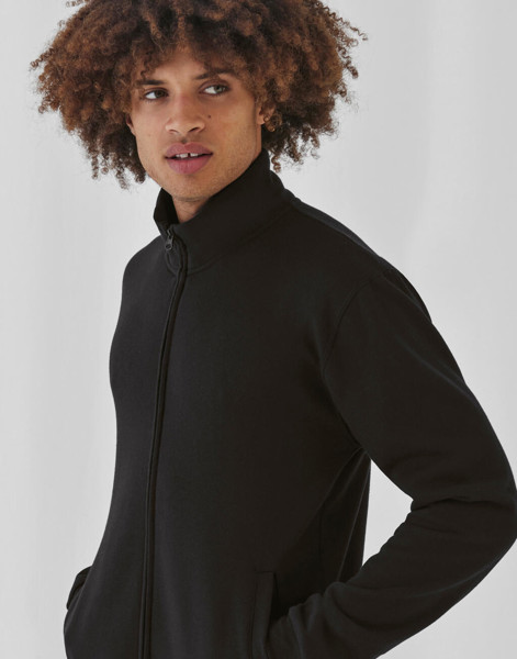 Id.206 50 / 50 Full Zip Sweat Unisex - Black / 2XL