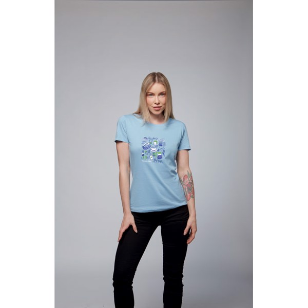REGENT T-SHIRT SENHORA 150g Regent Women - Cor-De-Rosa OrquídeaS