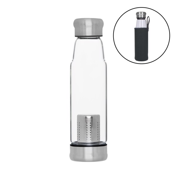 Glasflasche Mit Hülle "Flavour" 0,5 L