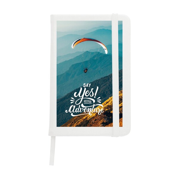Caderno Eva | PU reciclado | A5 | Pautado - branco