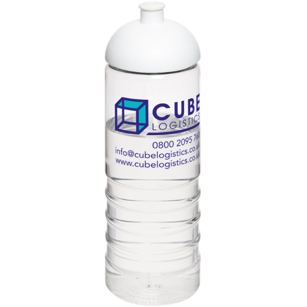 H2O Active® Treble 750 ml dome lid sport bottle - Transparent / White