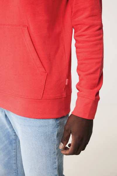 Sweat à capuche en coton recyclé Iqoniq Jasper - Luscious Red / XXXL