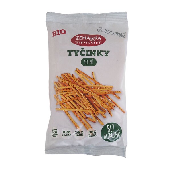 BIO bezlepkové tyčinky solené