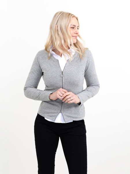 Harvest Ashland Woman Cardigan Greymelange XS