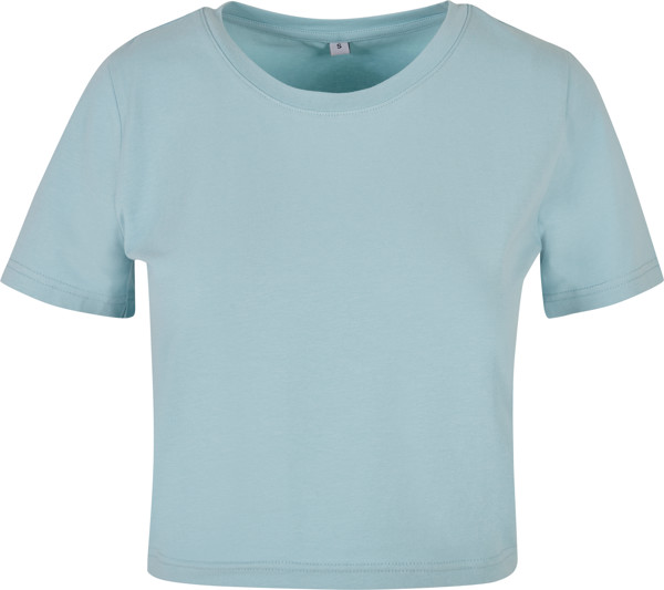 Heavy Ladies' crop top Build your Brand | BY 042 - Ocean Blue / 5XL