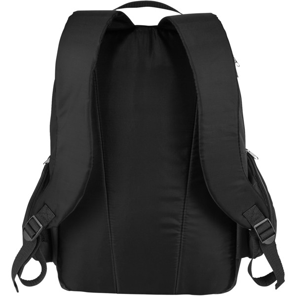 Slim 15" Laptop-Rucksack 15L - schwarz