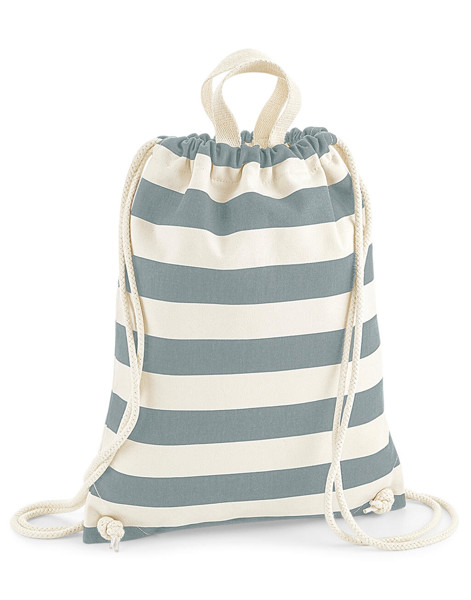 Nautical Gymsac - Natural / Navy / ONE SIZE