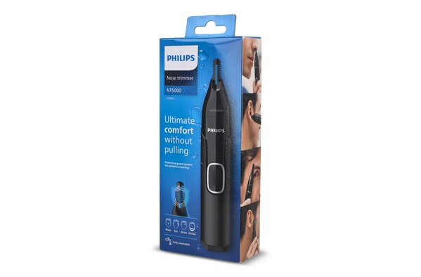 NT5650|Philips Tondeuse nez, oreilles et sourcils avec 5 accessoires