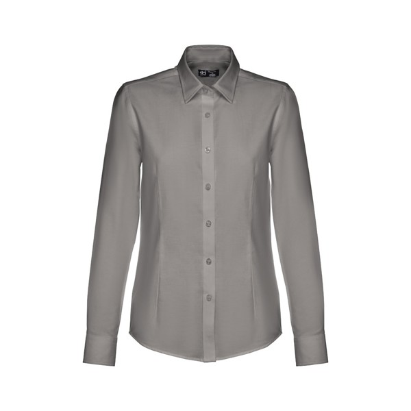 THC TOKYO WOMEN. Chemise oxford à manches longues pour femmes - Gris / L