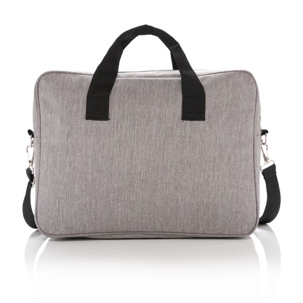 Xd Collection laptop bag 15 inch, 600D polyester - Grey