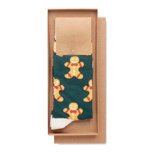 Chaussettes de Noël  Taille L Joyful L - Jaune