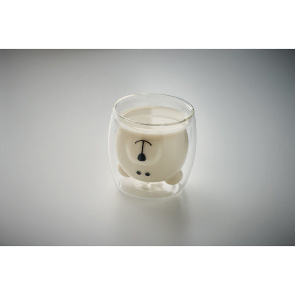 Double wall borosilicate mug Smile