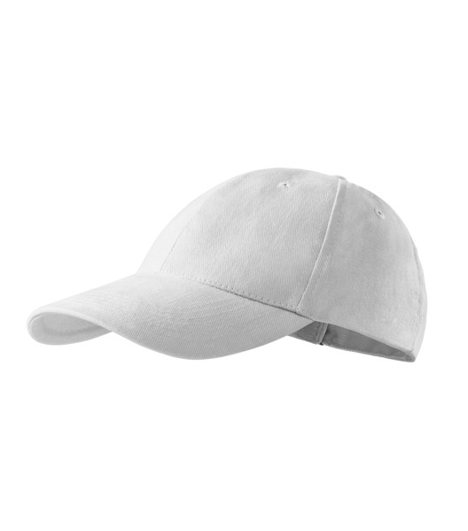 Cap Unisex Malfini® 6P - White / adjustable