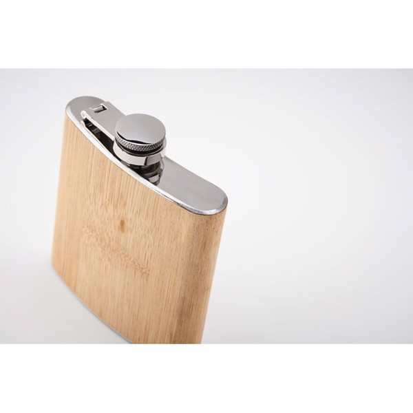 MB - Bamboo slim hip flask 170ml Hiphip