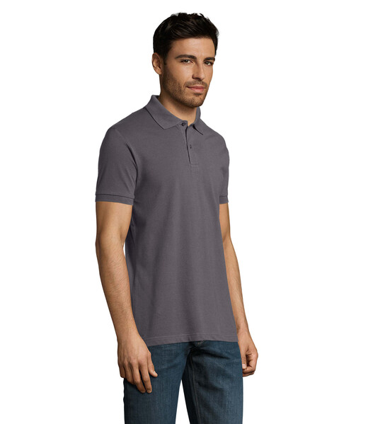 PERFECT MEN Polo homen 180g - Cinza EscuroL