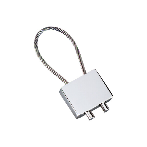 Porte-Clés CABLE - argenté brillant