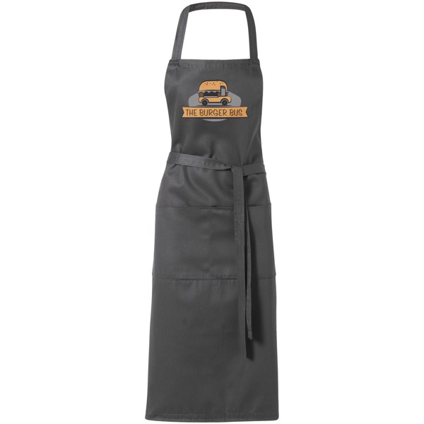 Viera 240 g/m² apron - Dark Grey