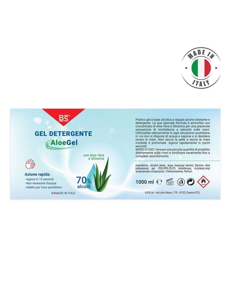 Gel detergente mani 1000ml tappo dispenser
