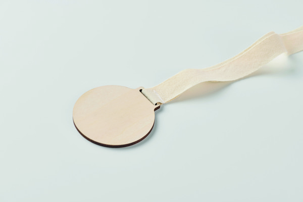Wooden medal Best