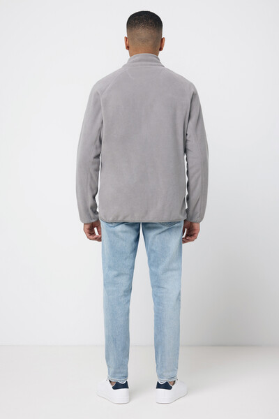 Mikrofleecová bunda IQONIQ Talung 240 g/m² - Storm Grey / 2XL
