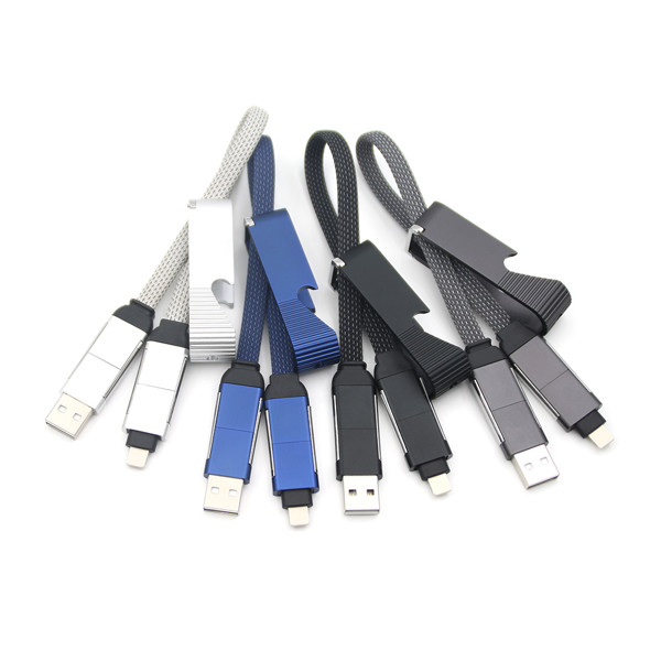 Data USB cable 4 in 1 UC052 - SILVER