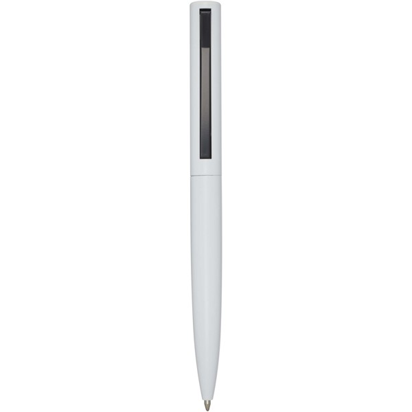 Juana recycled aluminium ballpoint pen (blue ink) - White