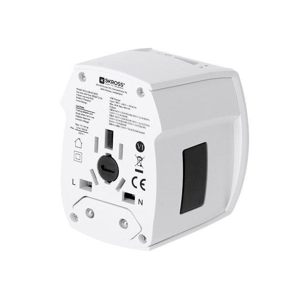 Universal Travel Adapter Skross MUV USB 30W PD