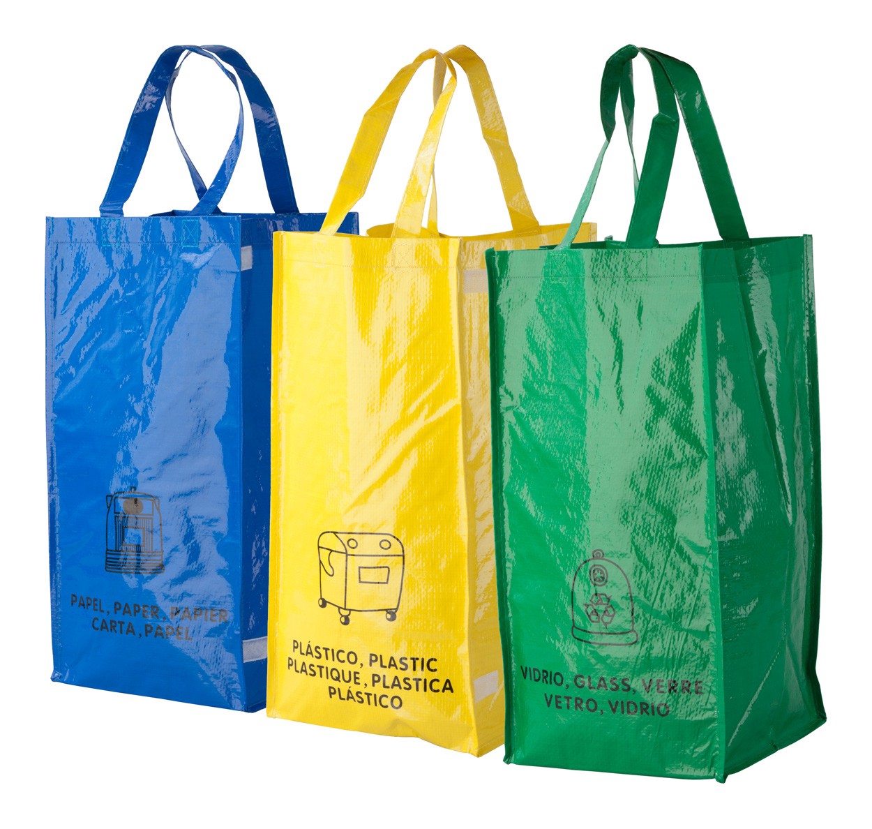 Tašky Pro Recyklaci Odpadů Lopack - Vícebarevná