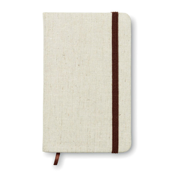 A6 canvas notebook lined