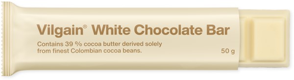 Vilgain Chocolate Bar 45 g white chocolate