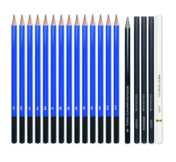 Genuine art set 40-piece, 450D rPET case