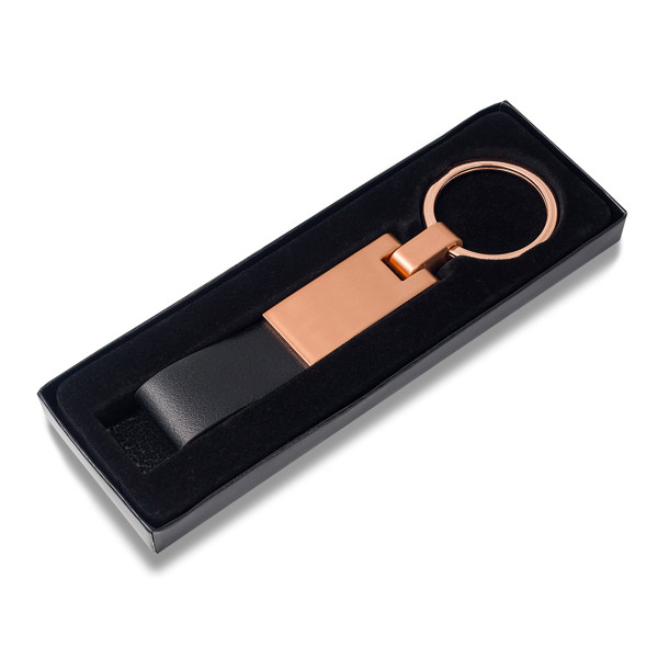Rosa metal keychain