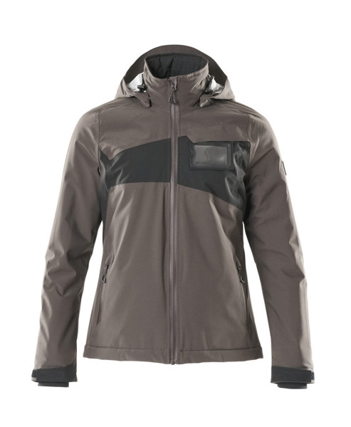 Winter Jacket - MASCOT® - Dark Anthracite / Black / 4XL