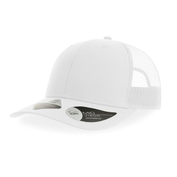 Boné Bryce, 100% Poliéster Reciclado - Branco