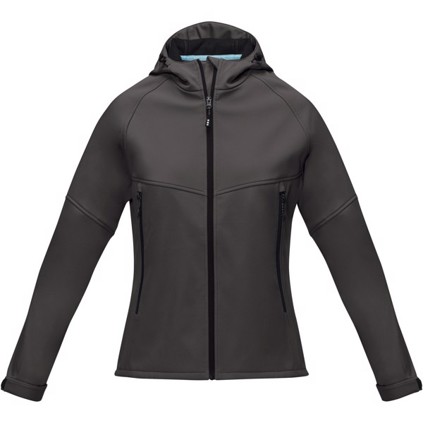 Veste softshell recyclée femme Coltan - Gris storm / L