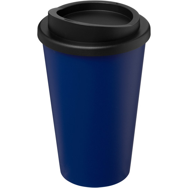 Gobelet isolant recyclé Americano® 350ml - Bleu / Noir