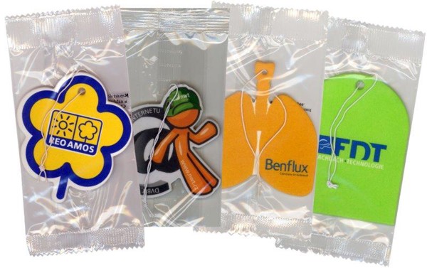 Reklamné aromatické visačky