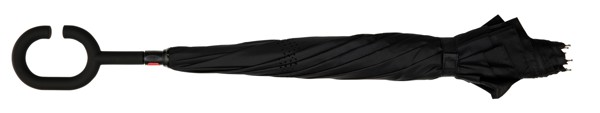 FALCONETTI - Parapluie Inside Out - Manuel - Impermable au vent -  105 cm - Noir / Noir