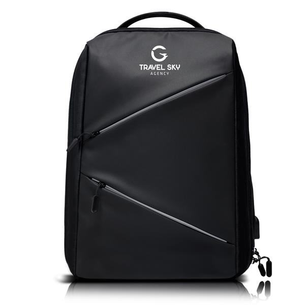 Mochila Em Tarpaulin Para Portátil Com Fechos Refletores